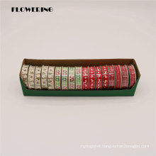 Manufacturers Wholesale Cotton Printed Ribbon for Christmas